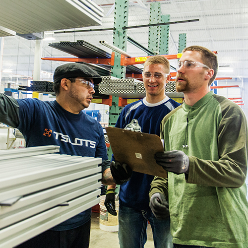 Employee training in warehouse