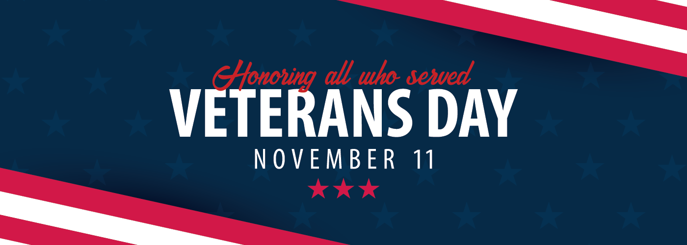 Veterans Day is November 11