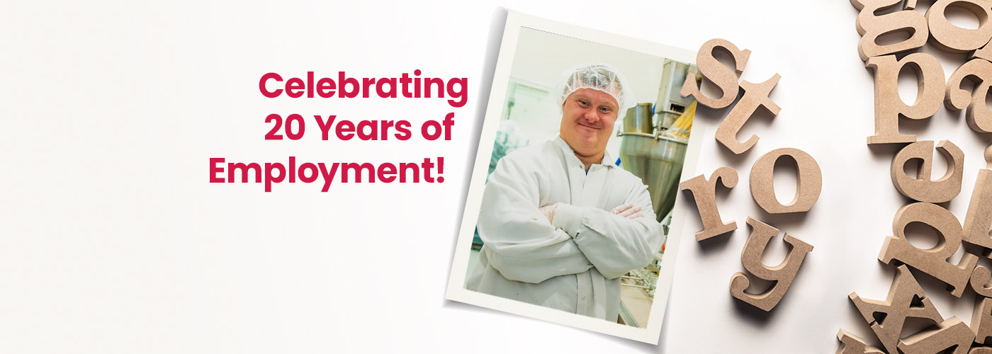 Celebrating 20 years of employment!