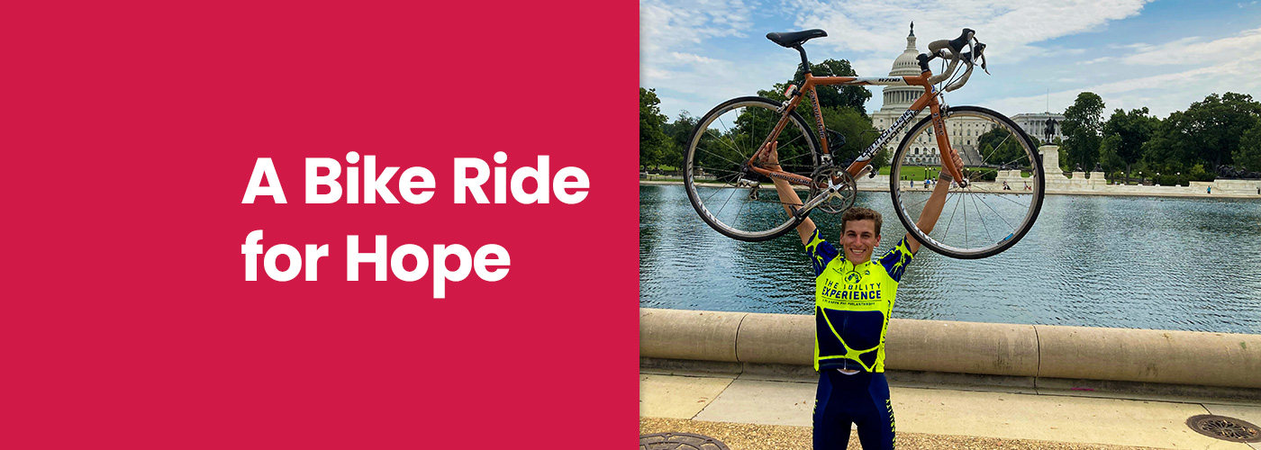 A bike ride for hope: Spreading disability awareness from coast-to-coast 