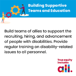 Supportive Teams and Education