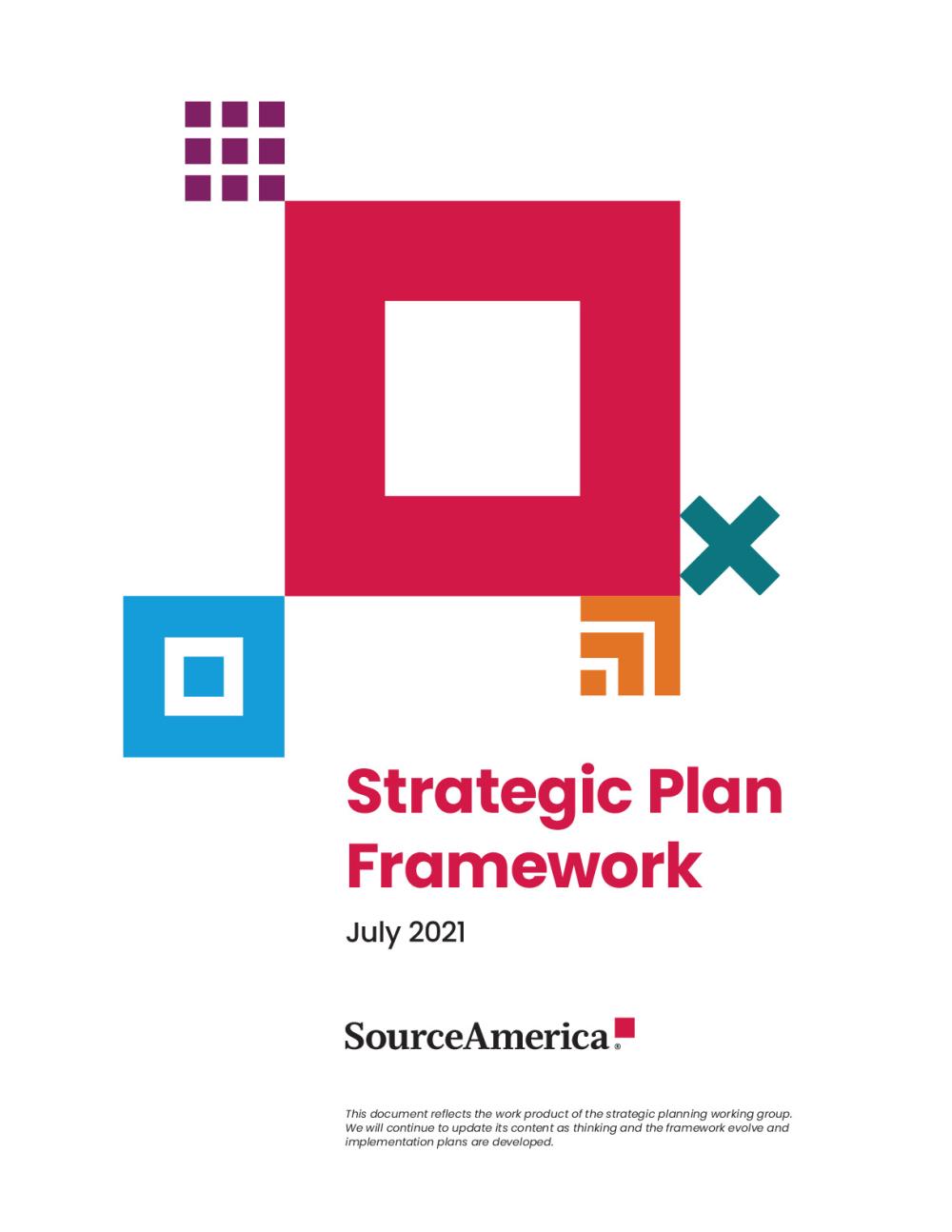 2021 Strategic Plan Framework